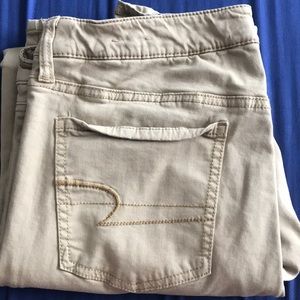 American eagle super stretch khaki jegging